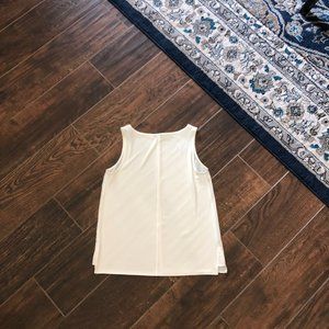 Cream Sleeveless top